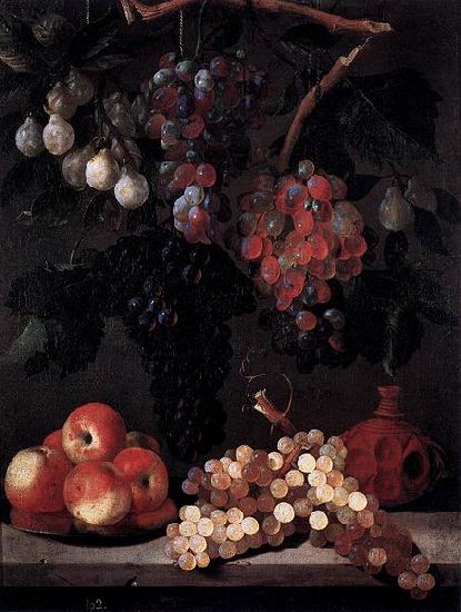 Juan Bautista de Espinosa manzanas y ciruelas oil painting image